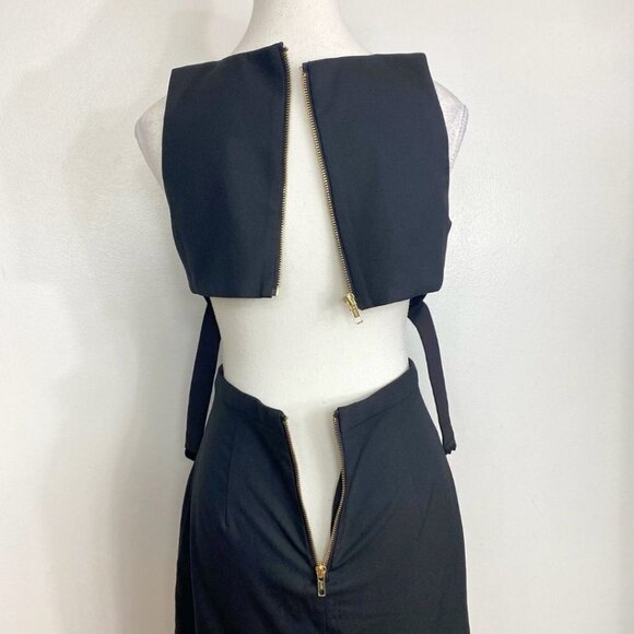 NBD X THE NAVEN TWINS SWEET DREAMS BLACK CUT OUT MINI DRESS - S - Picture 7 of 11